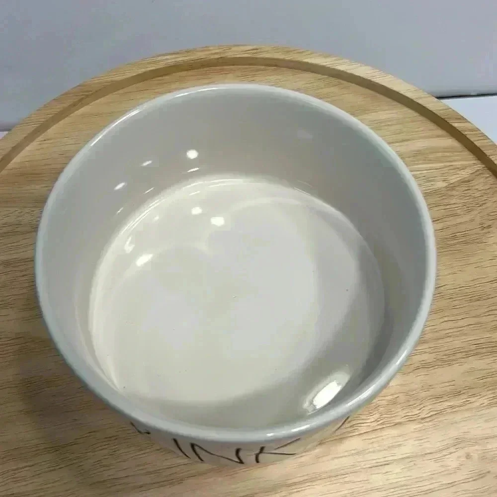 Rae Dunn DRINK UP‎ Dog Bowl